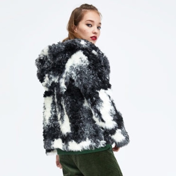 ZARA Fur Coat - Picture 2 of 3